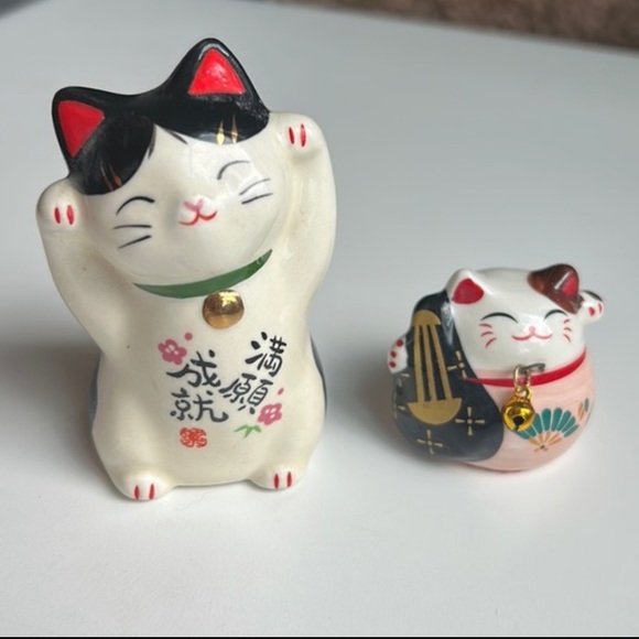 Vintage Accents 2 Vintage Lucky Cats Japan Poshmark